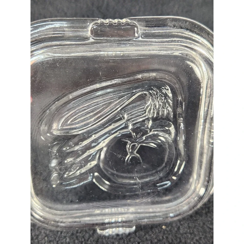 Vintage Federal Glass Refrigerator Dish Lid 4
